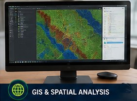 GIS and spatial analysis on screen