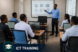 ICT training class in session
